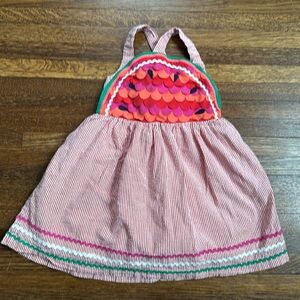 Mini-Boden Watermelon Dress. 3-4y
